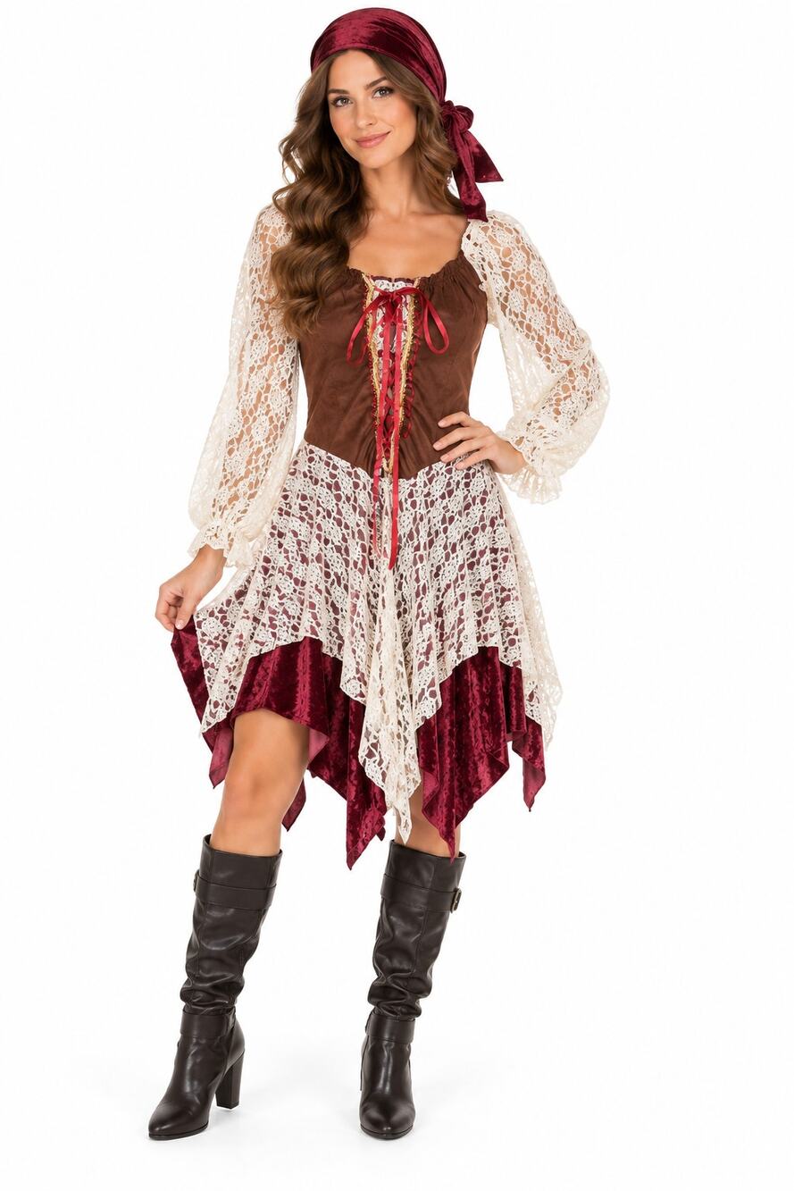 California Costume South Seas Siren Adult Pirate Costume Medium